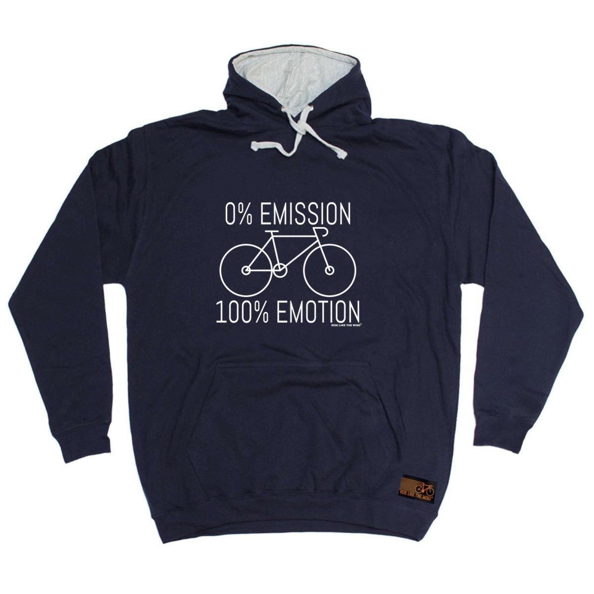 Cycling Rltw 0 Emissions 100 Emotion - Funny Novelty Hoodies Hoodie - 123t Australia | Funny T-Shirts Mugs Novelty Gifts