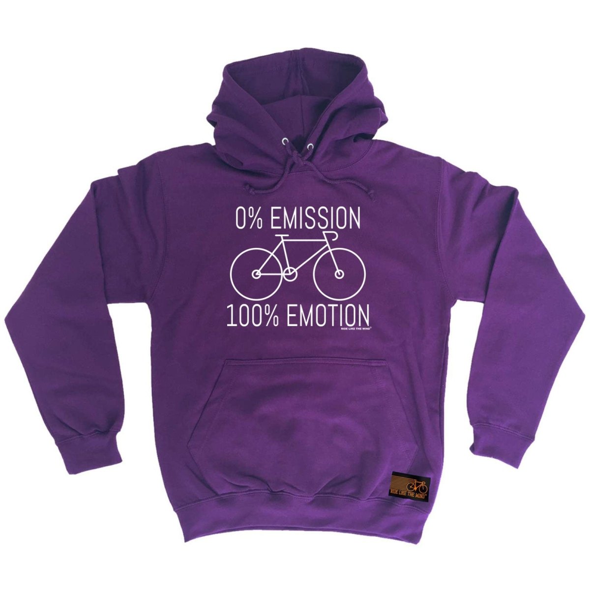 Cycling Rltw 0 Emissions 100 Emotion - Funny Novelty Hoodies Hoodie - 123t Australia | Funny T-Shirts Mugs Novelty Gifts