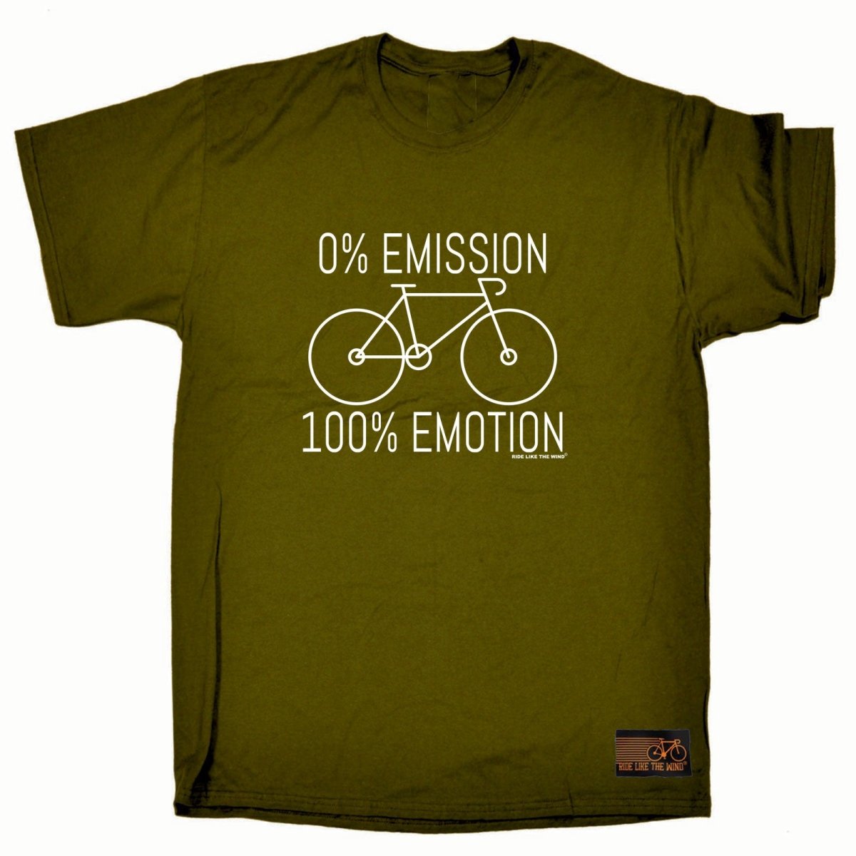 Cycling Rltw 0 Emissions 100 Emotion - Mens Funny Novelty T-Shirt TShirt / T Shirt - 123t Australia | Funny T-Shirts Mugs Novelty Gifts