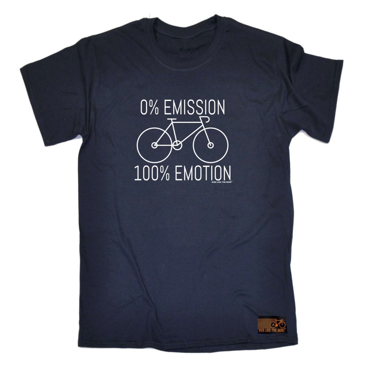 Cycling Rltw 0 Emissions 100 Emotion - Mens Funny Novelty T-Shirt TShirt / T Shirt - 123t Australia | Funny T-Shirts Mugs Novelty Gifts