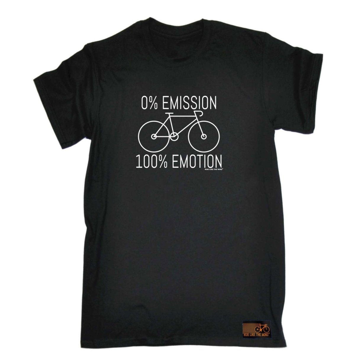 Cycling Rltw 0 Emissions 100 Emotion - Mens Funny Novelty T-Shirt TShirt / T Shirt - 123t Australia | Funny T-Shirts Mugs Novelty Gifts