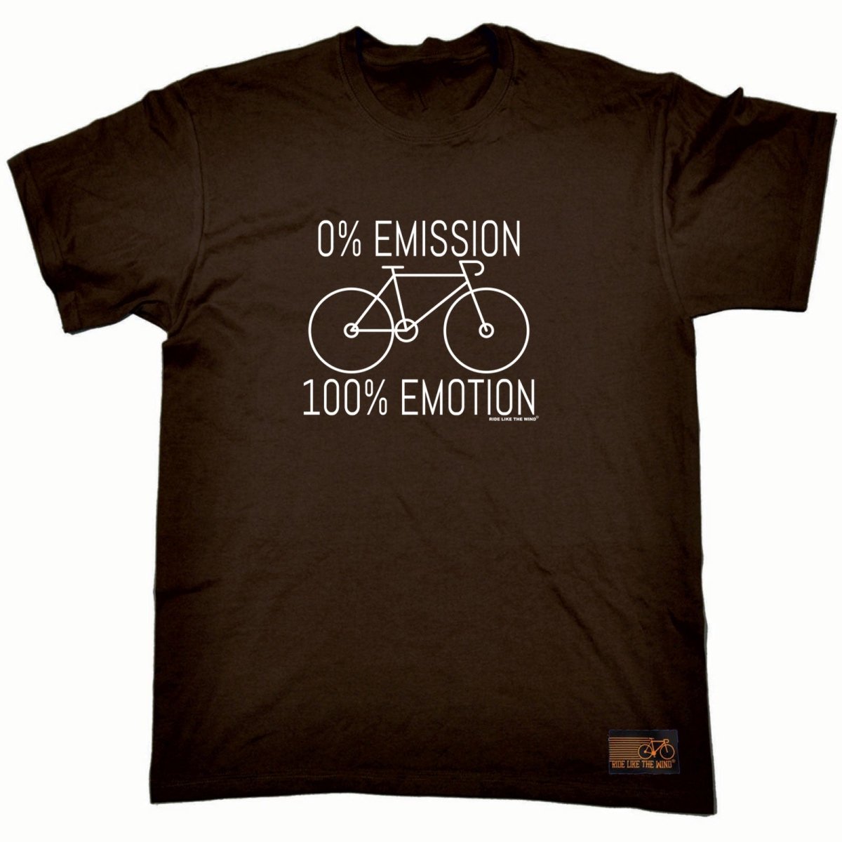 Cycling Rltw 0 Emissions 100 Emotion - Mens Funny Novelty T-Shirt TShirt / T Shirt - 123t Australia | Funny T-Shirts Mugs Novelty Gifts