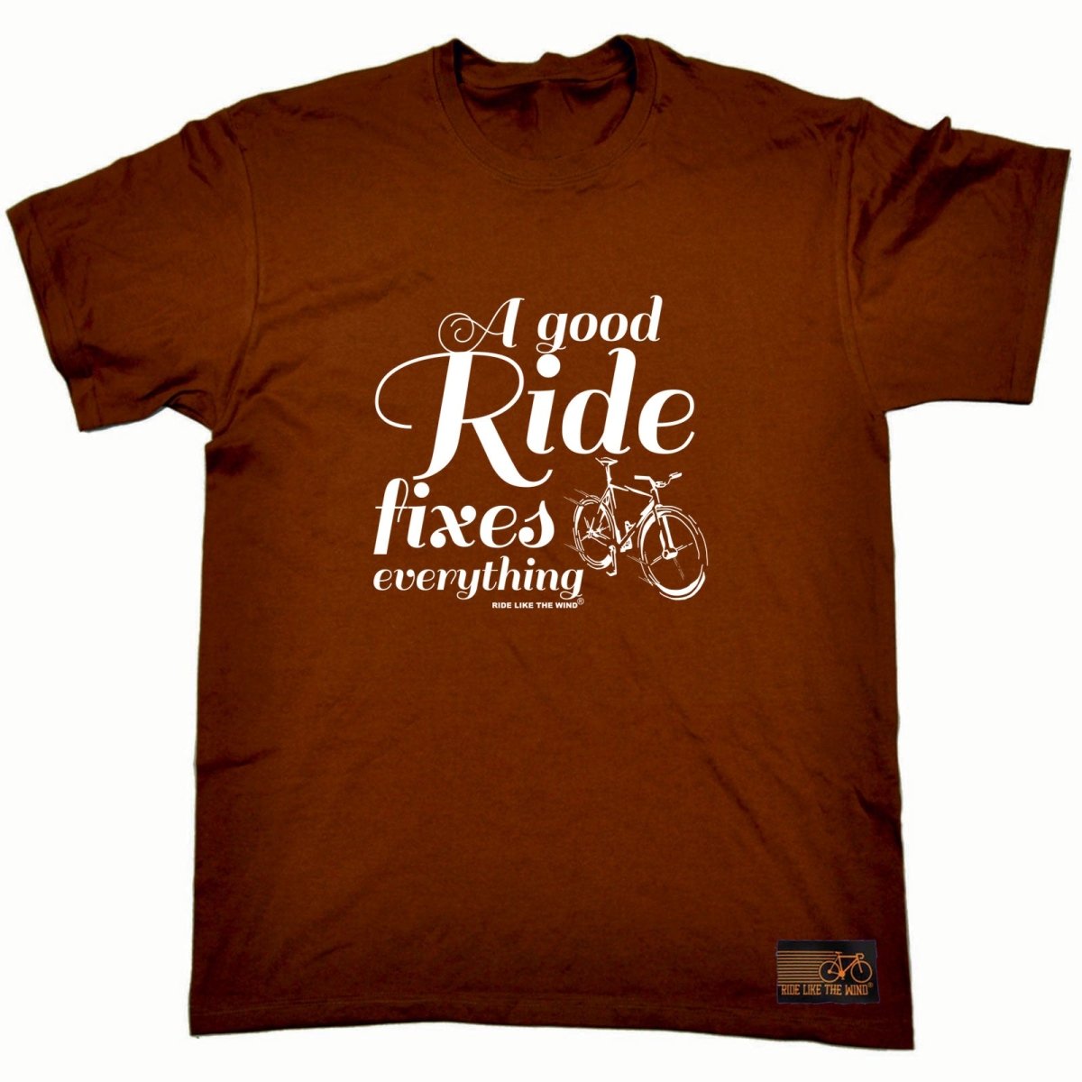 Cycling Rltw A Good Ride Fixes Everything - Mens Funny Novelty T-Shirt TShirt / T Shirt - 123t Australia | Funny T-Shirts Mugs Novelty Gifts