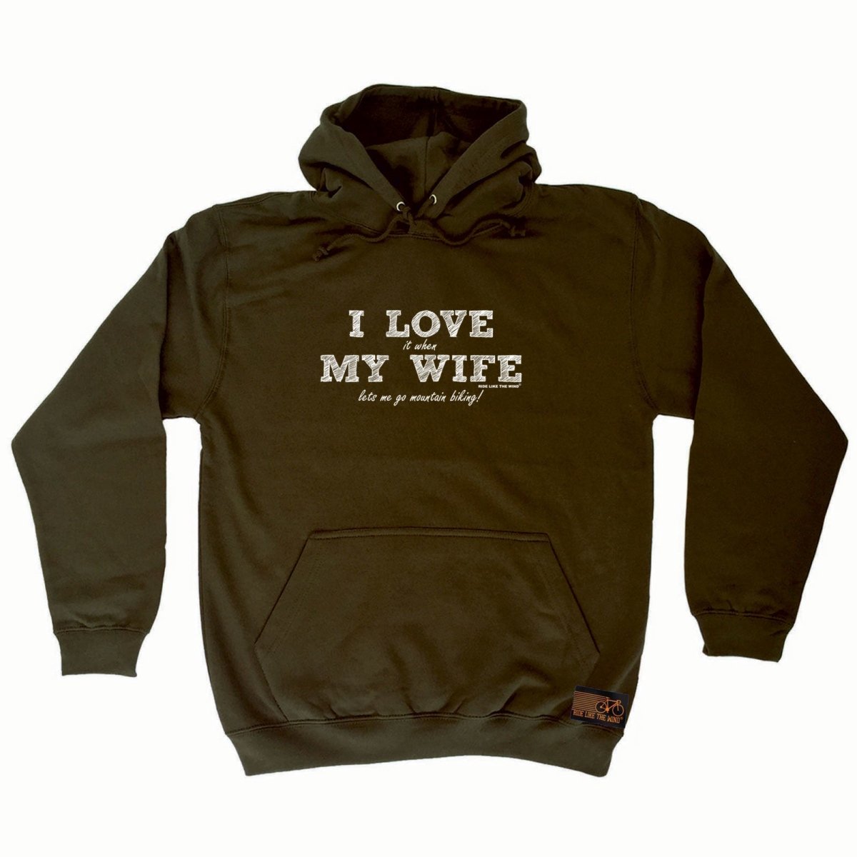 Cycling Rltw I Love It When My Wife Lets Me Go Mountain Biking - Funny Novelty Hoodies Hoodie - 123t Australia | Funny T-Shirts Mugs Novelty Gifts