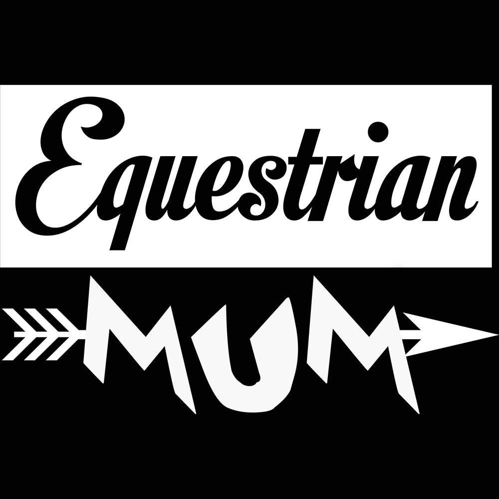 Equestrian Mum Horse Pony Mother Mummy - Mens 123t Funny T-Shirt Tshirts