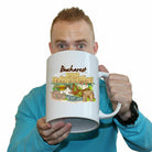 Bucharest Romania Country Flag Destination - Funny Giant 2 Litre Mug