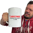 Christmas My Second Favourite C Word - Funny Giant 2 Litre Mug