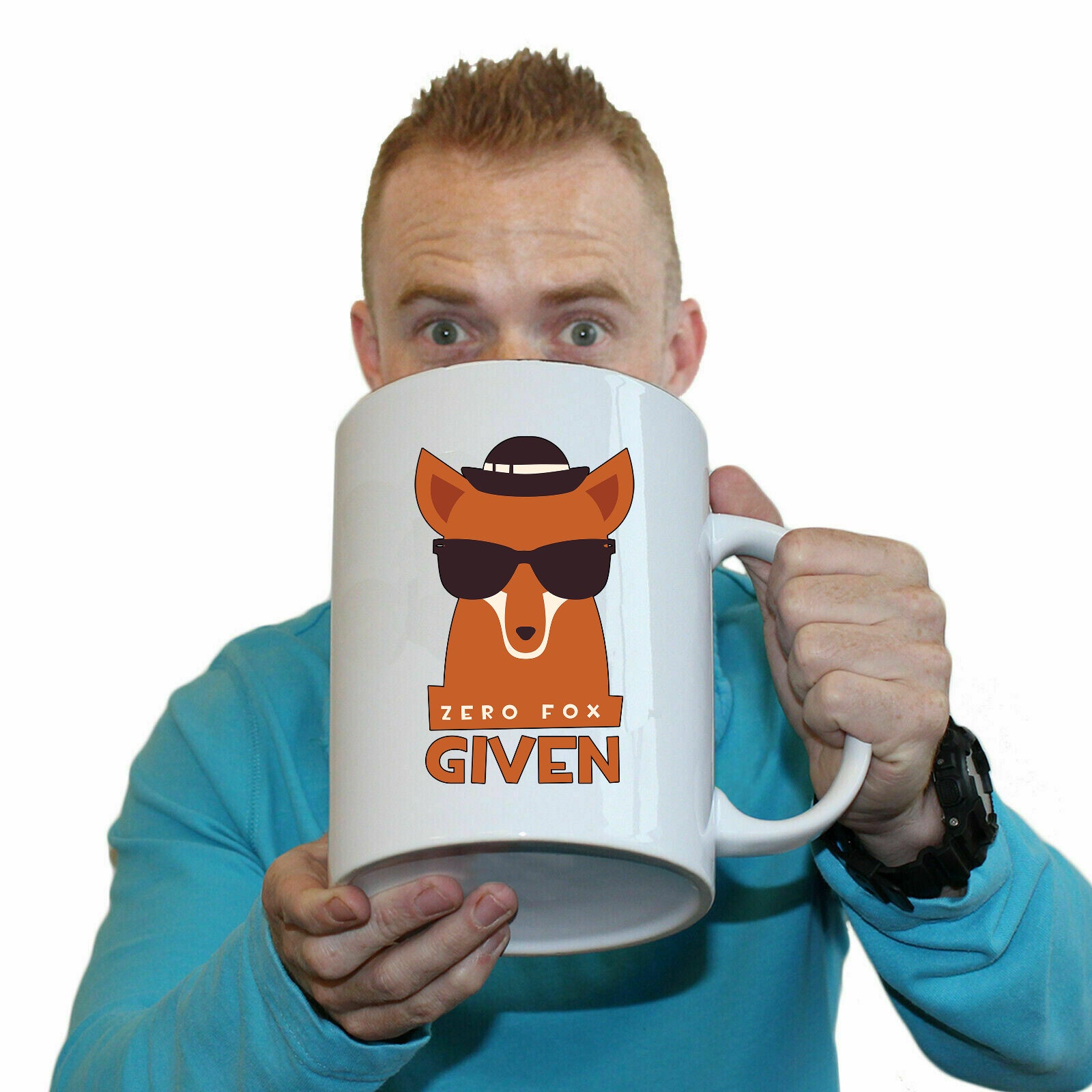 Zero Fox Given - Funny Giant 2 Litre Mug