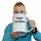 Alcohol Is Not The Answer Forget The Question - Funny Giant 2 Litre Mug