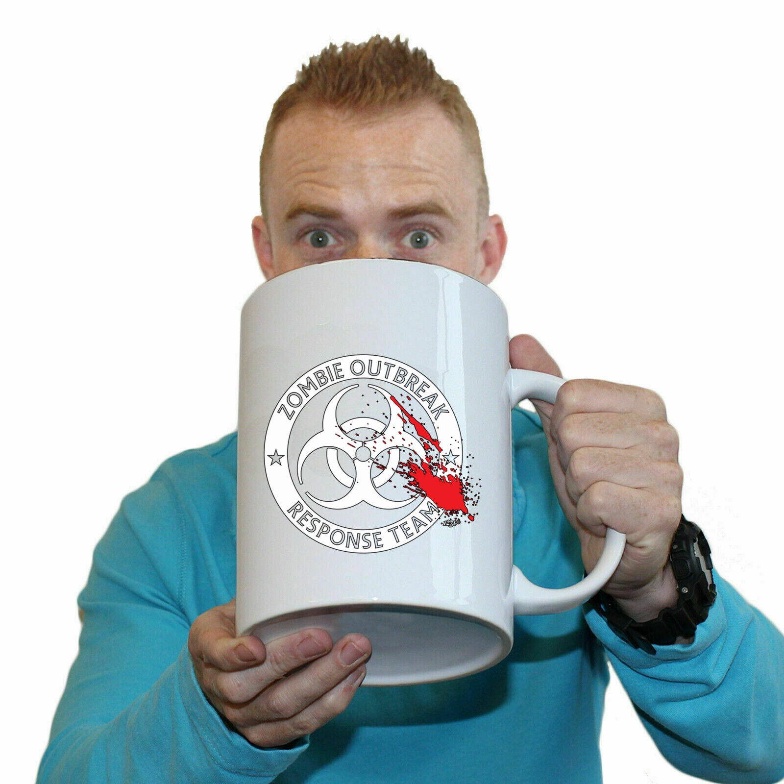 Zombie Outbreak Response Team - Funny Giant 2 Litre Mug