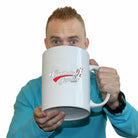 Pb Cant Stop Running - Funny Giant 2 Litre Mug