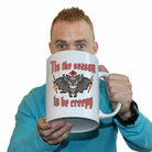 Tis The Season To Be Creepy Bat Halloween - Funny Giant 2 Litre Mug