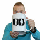 Uau Rugby Football - Funny Giant 2 Litre Mug