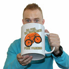 No Fuel Insurance Free Parking Cycling Bicycle Bike - Funny Giant 2 Litre Mug