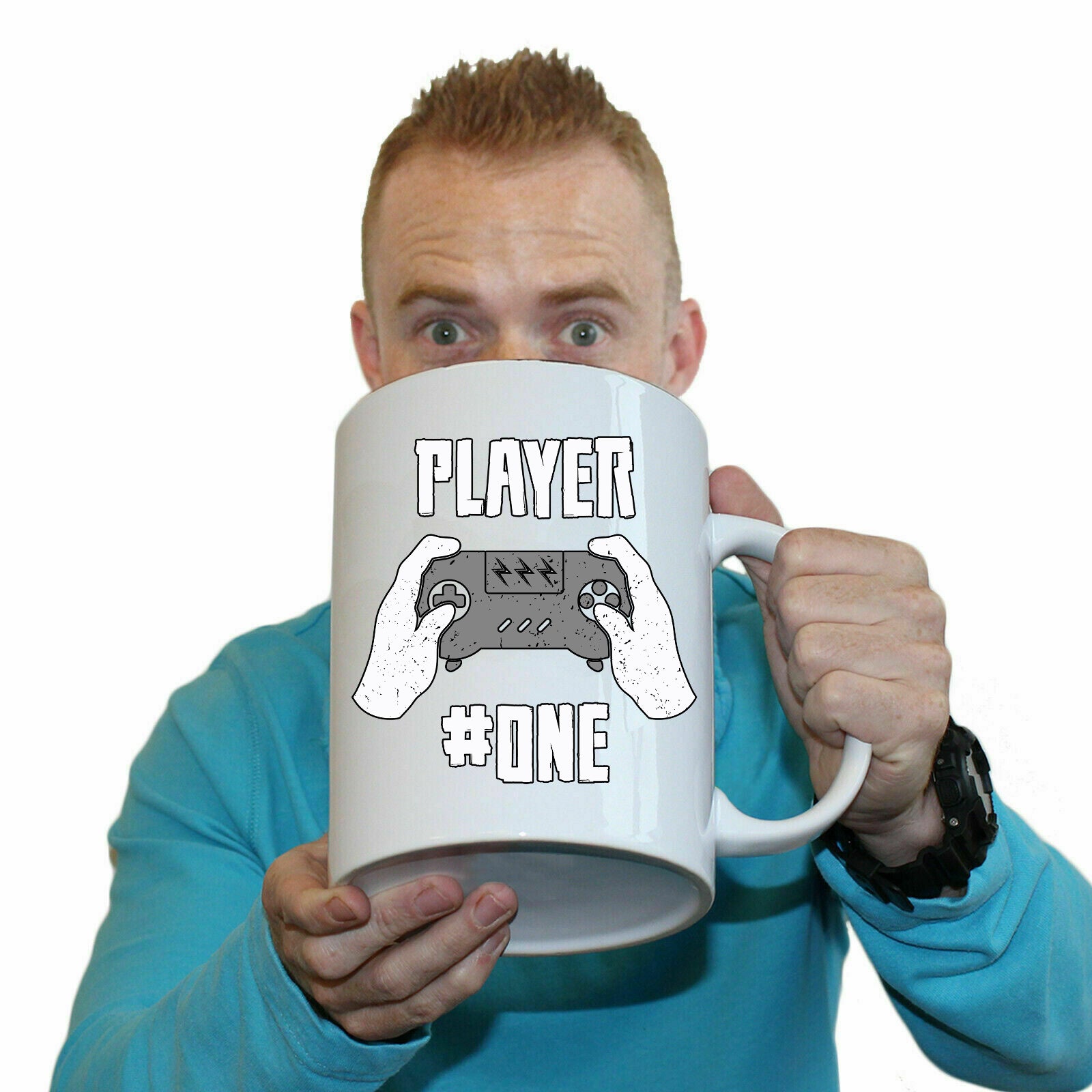 Player One Gaming Game - Funny Giant 2 Litre Mug