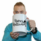 Happy Halloween Black Cat - Funny Giant 2 Litre Mug