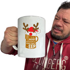 Christmas Its The Most Wonderful Time For A Beer - Funny Giant 2 Litre Mug