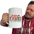 Christmas Lights Are My Favourite Color - Funny Giant 2 Litre Mug