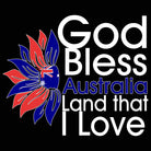 God Bless Australia - Mens 123t Funny T-Shirt Tshirts