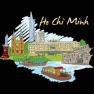 Ho Chi Minh North Vietnam Country Flag Destination - Mens 123t Funny T-Shirt Tshirts