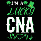 Im A Lucky Cna Nurse St Patricks Day Ireland - Mens 123t Funny T-Shirt Tshirts