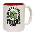 Train Like A Champ Bull Gym Bodybuilding Weights - Funny Coffee Mug