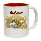 Bucharest Romania Country Flag Destination - Funny Coffee Mug