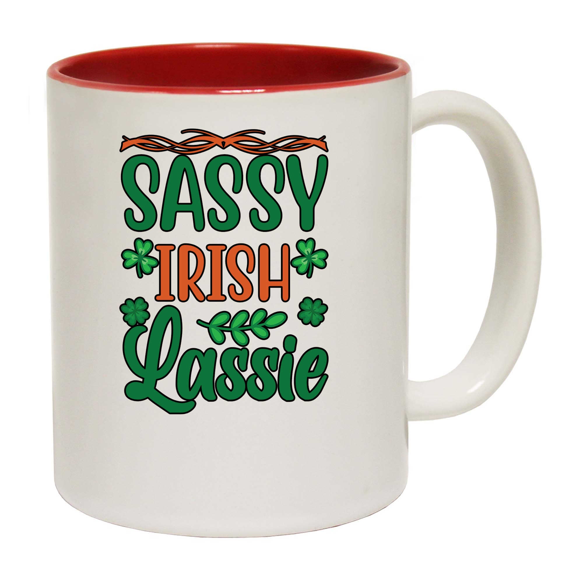 Sassy Irish Lassie Girl St Patricks Day Ireland - Funny Coffee Mug