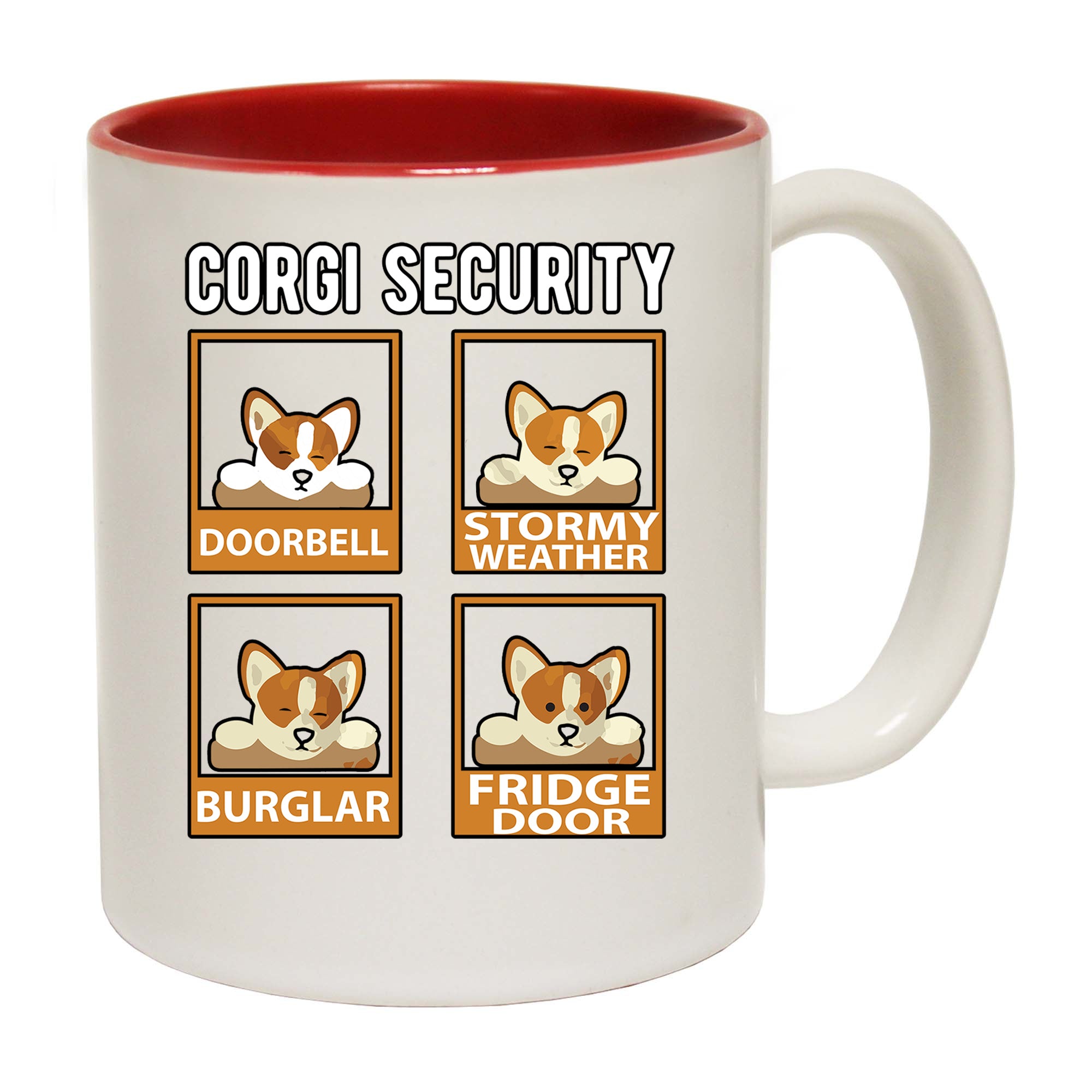 Corgi Security Dog Dogs - Funny Coffee Mug