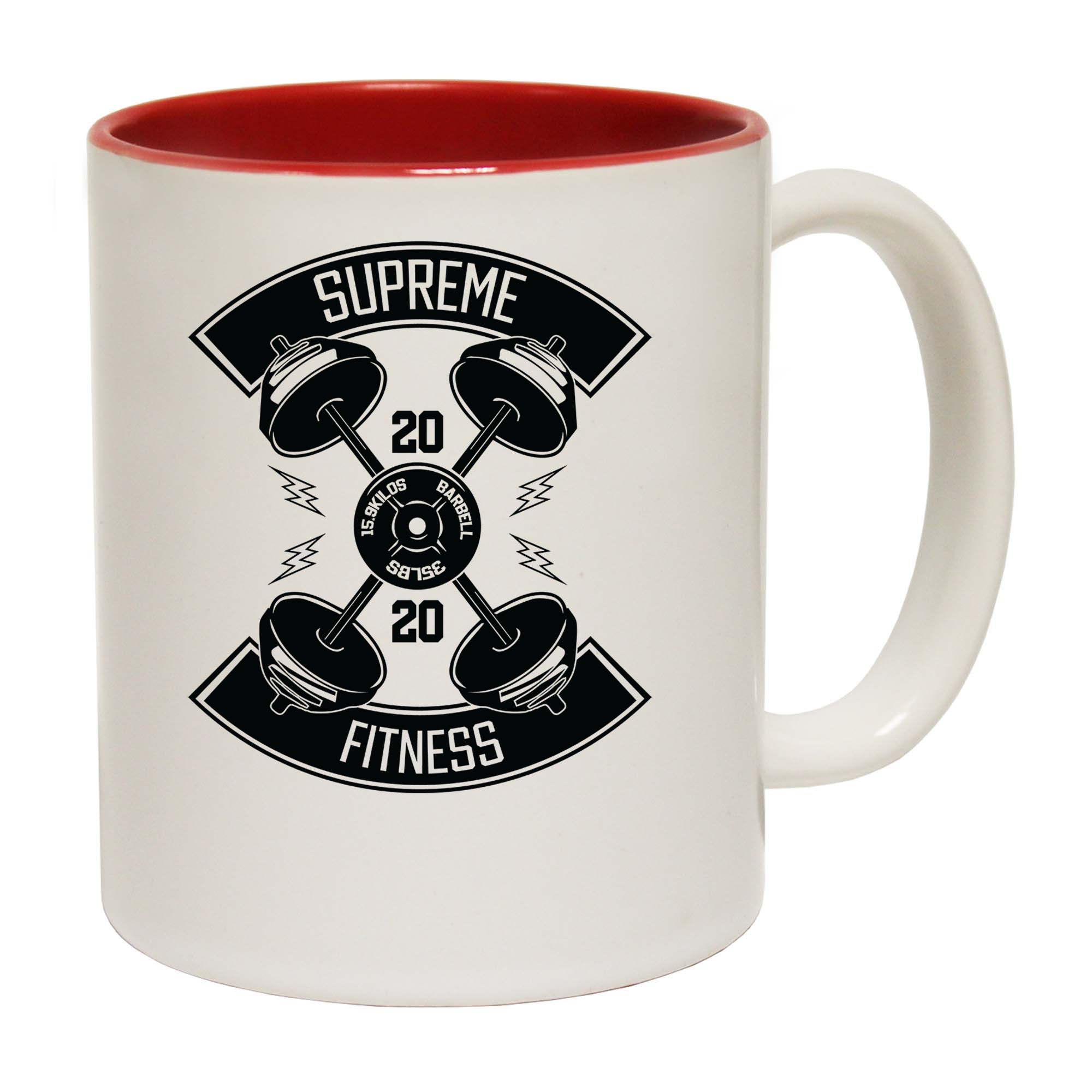 Supreme Fitness Gym Bodybuilding Weights - Funny Coffee Mug