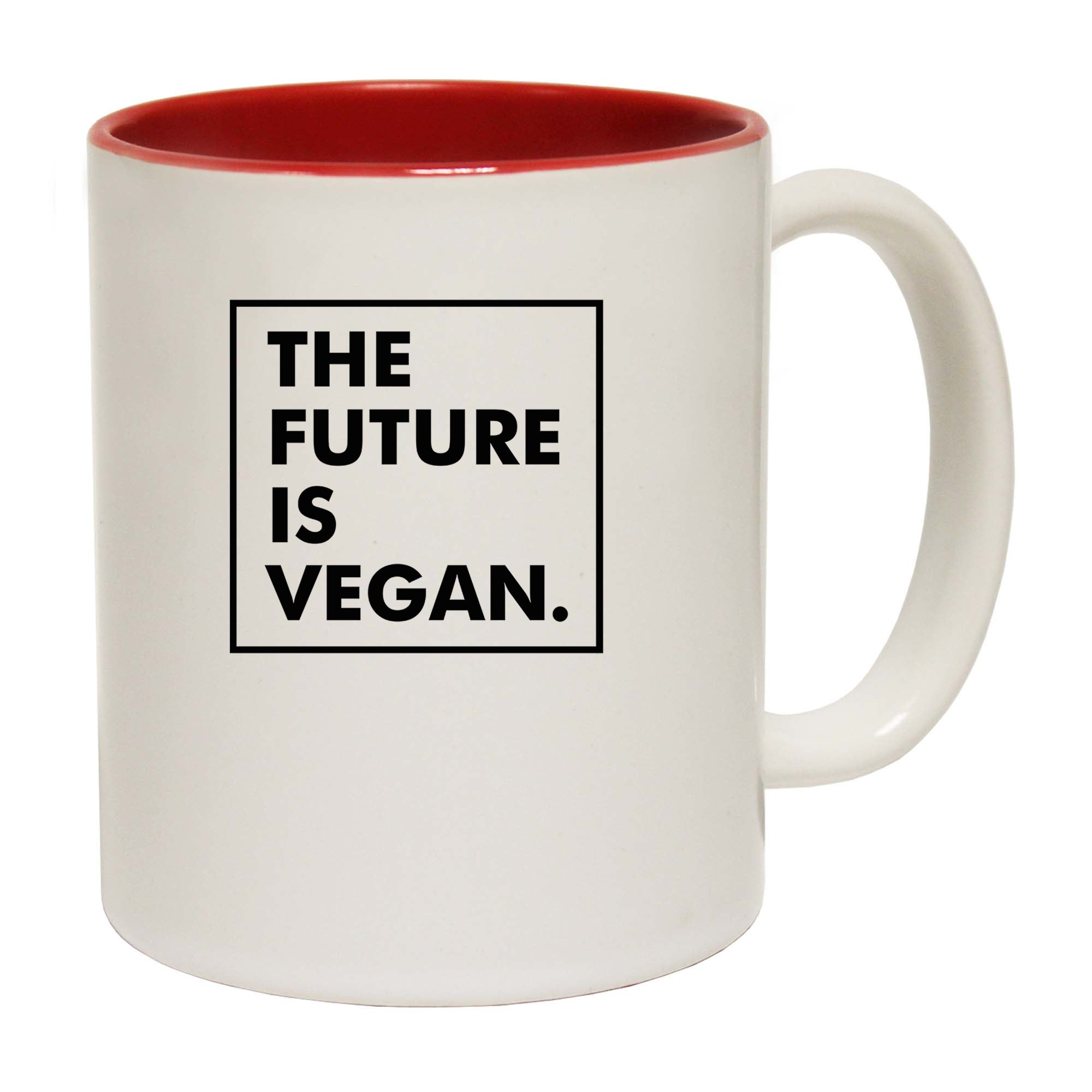 The Future Is Vegan Food - Funny Coffee Mug