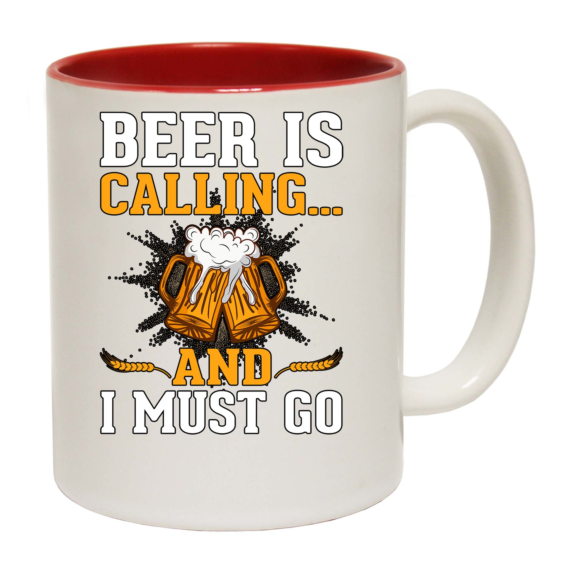 Beer Is Calling And I Must Go Alcohol - Funny Coffee Mug