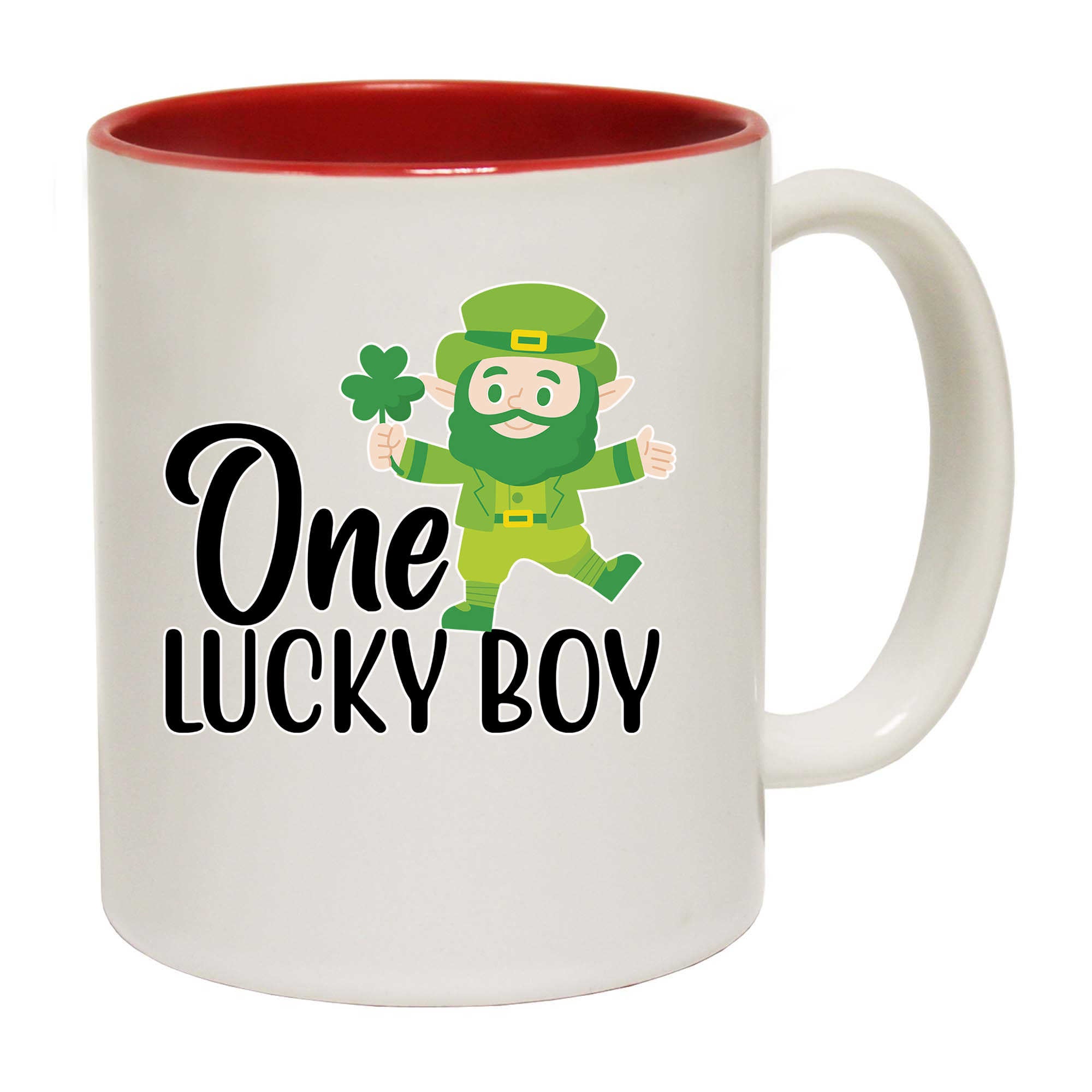 One Lucky Boy Irish St Patricks Day Ireland - Funny Coffee Mug