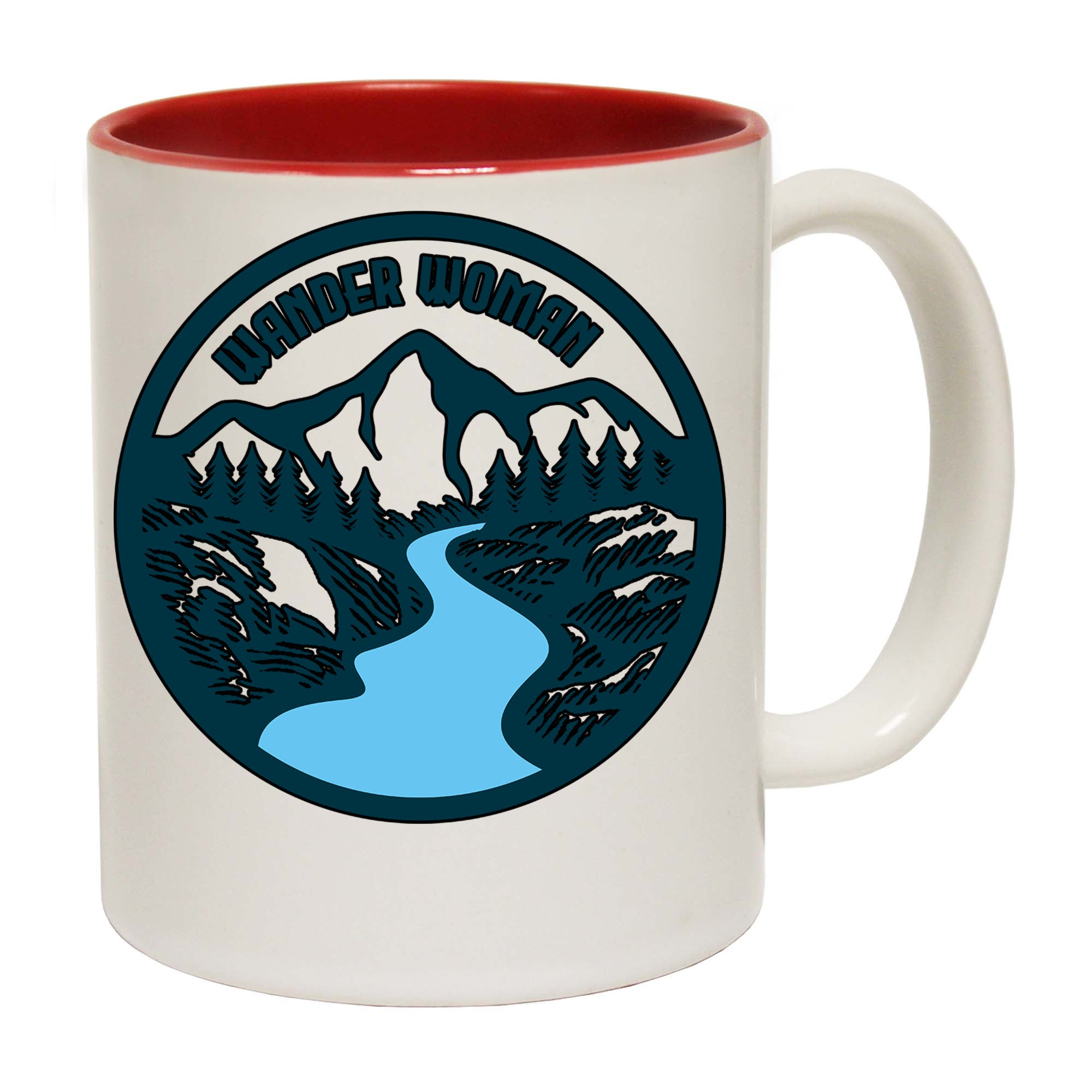 Wander Woman Hiking Walking Exploring - Funny Coffee Mug