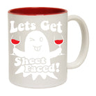 Lets Get Sheet Faced Halloween Trick Or Treat - Funny Coffee Mug