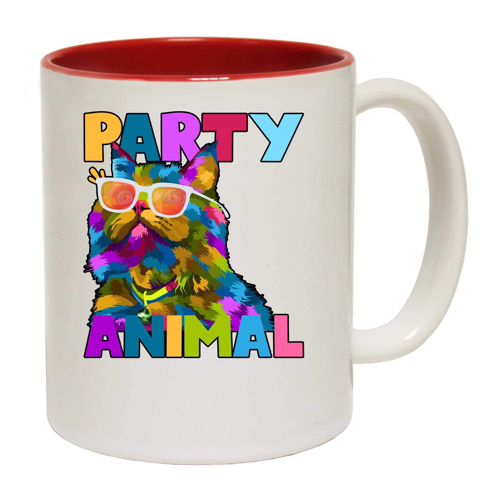 Party Animal Cat Cats - Funny Coffee Mug