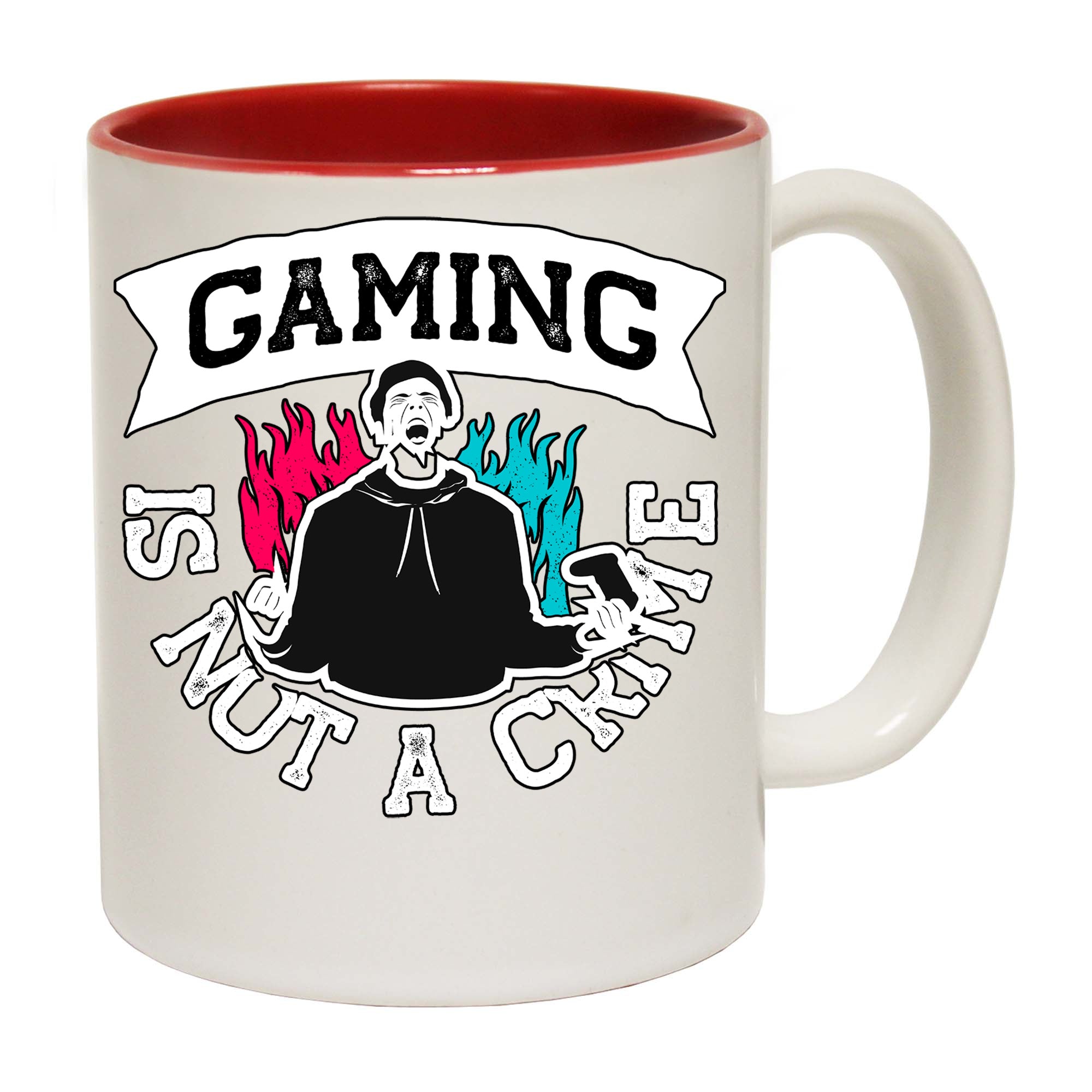 Gaming Is Not A Crime Game - Funny Coffee Mug