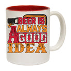 Beer Is Always A Good Idea Alcohol - Funny Coffee Mug