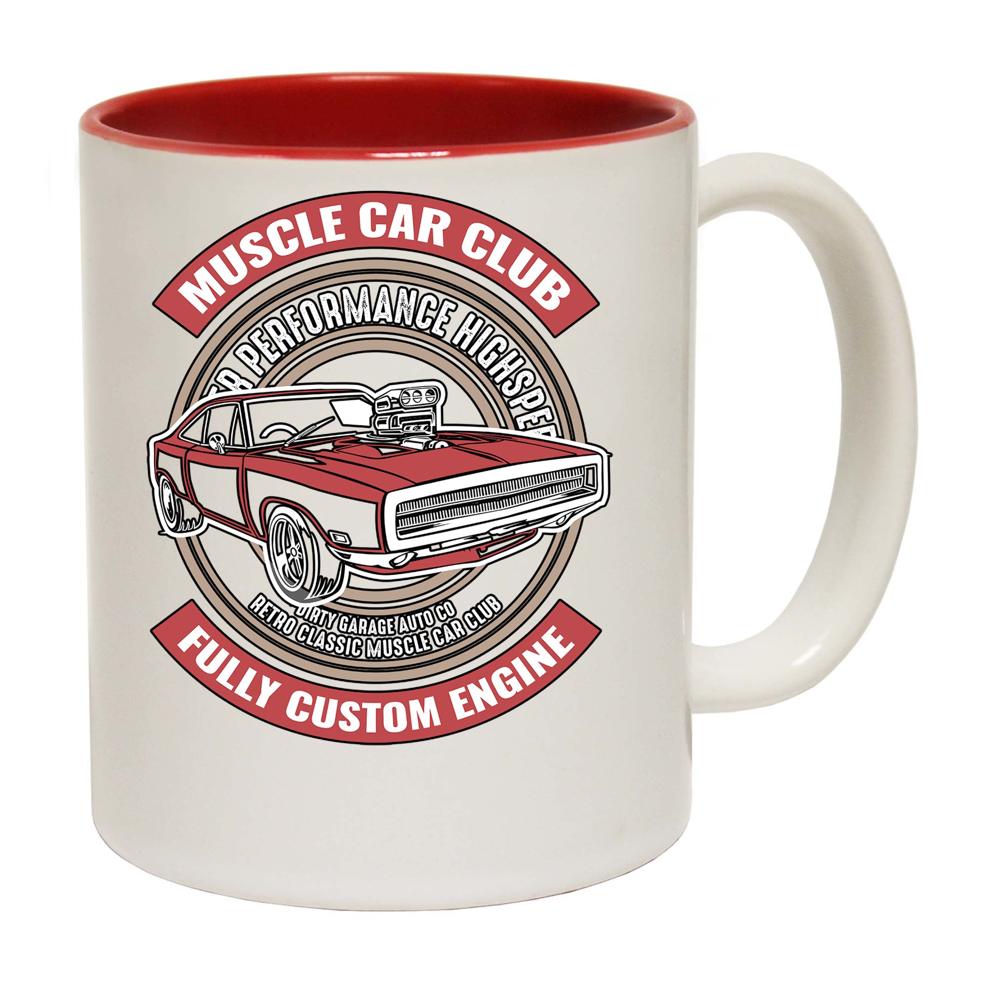 Muscle Car Club Fully Custom Engine - Funny Coffee Mug