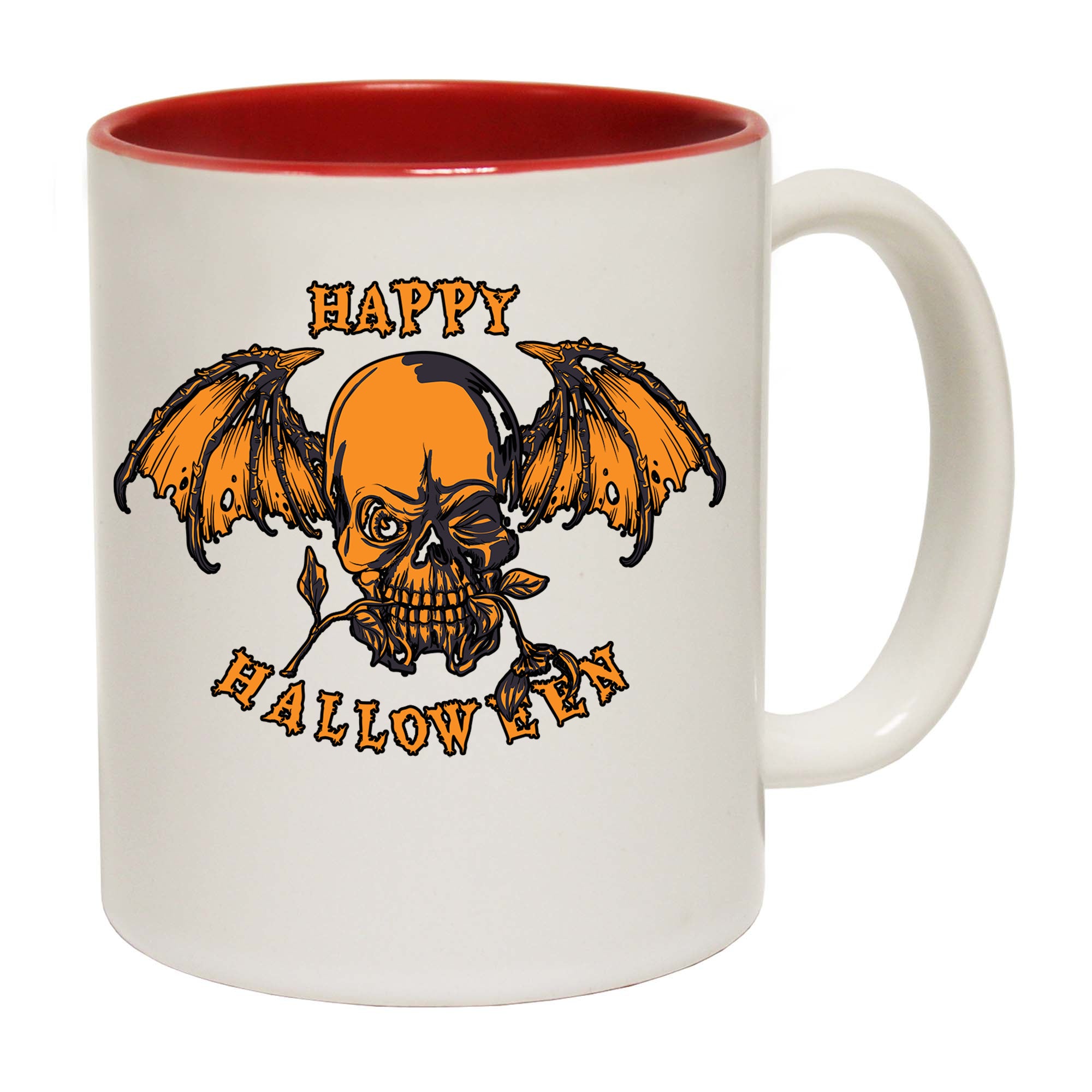 Happy Halloween Skull - Funny Coffee Mug