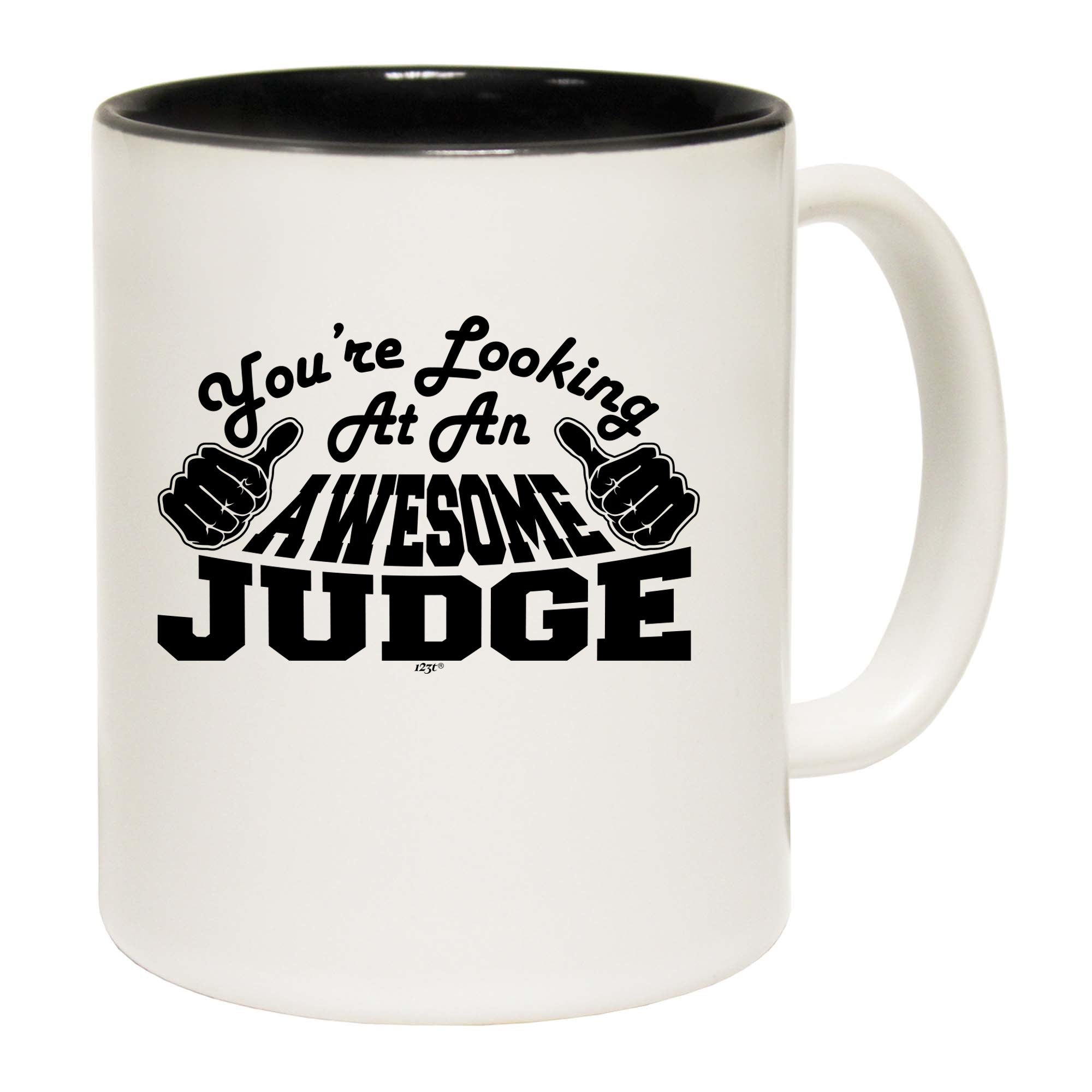 Youre Looking At An Awesome Judge - Funny Coffee Mug