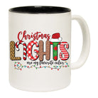 Christmas Lights Are My Favourite Color - Funny Coffee Mug