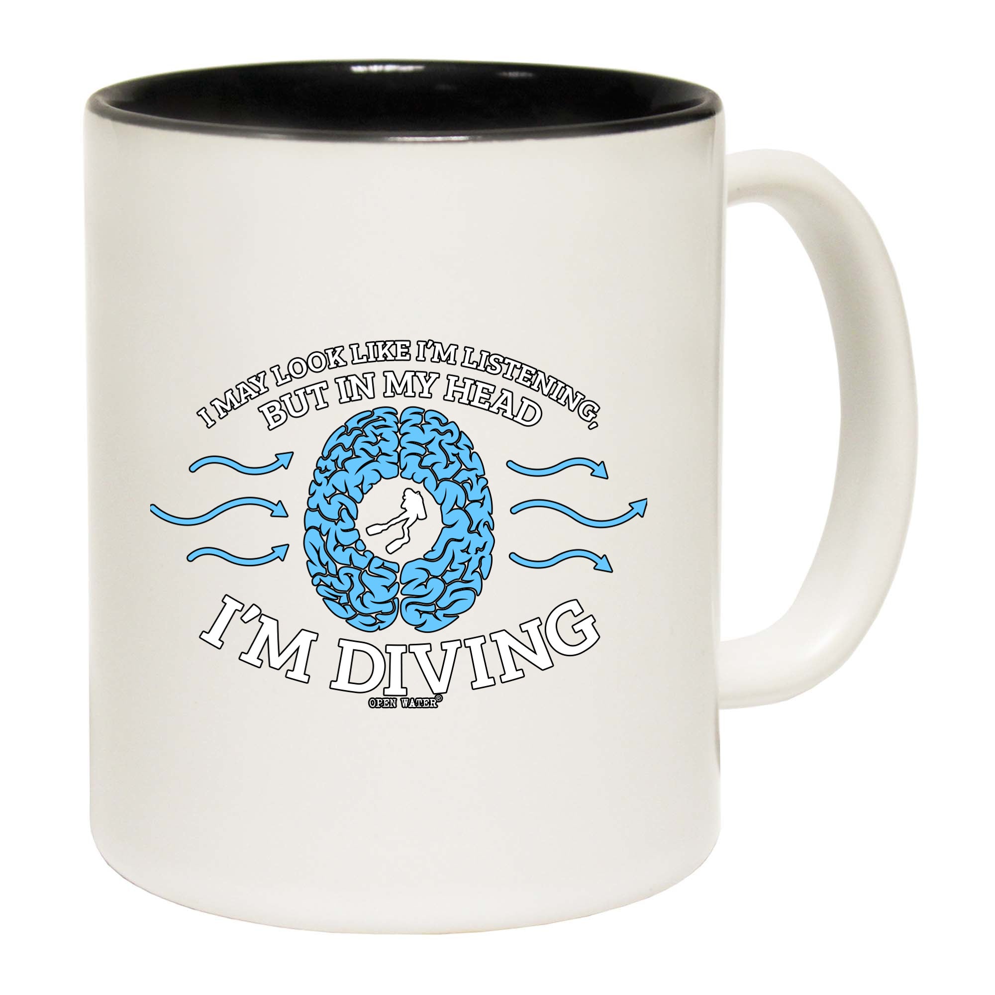 Ow I May Look Like Im Diving - Funny Coffee Mug