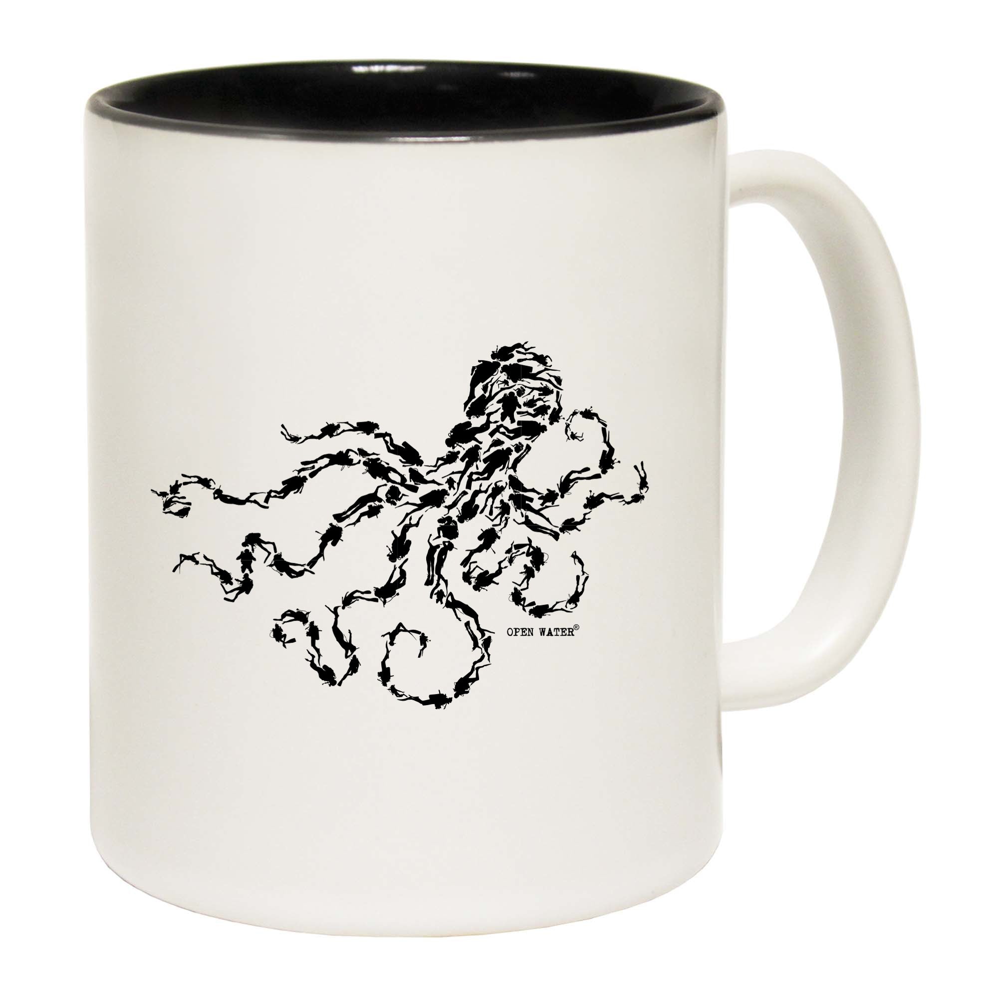 Ow Octopus Diver - Funny Coffee Mug