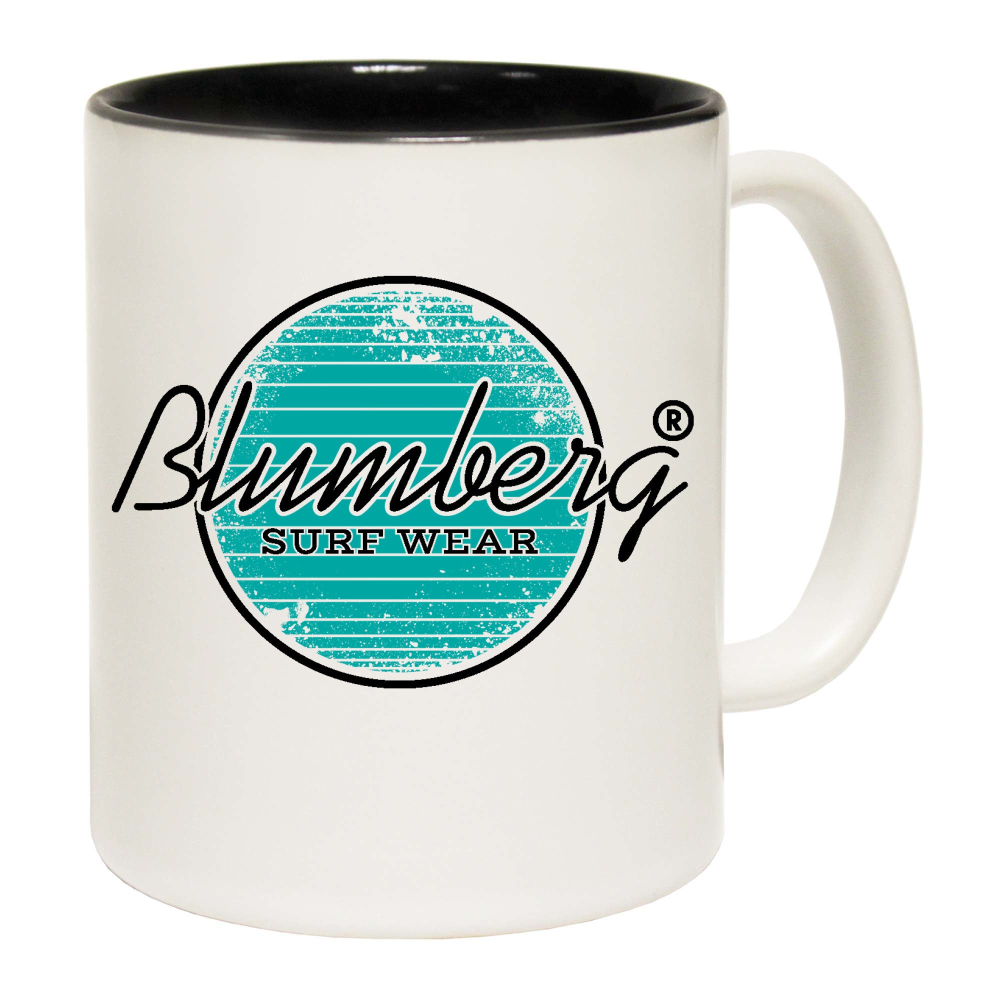 Blumberg Surf Wear Circle Turq Australia - Funny Coffee Mug