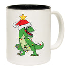 T Rex Santa Dinosaur Christmas Trex Xmas - Funny Coffee Mug