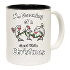 Im Dreaming Of A Great White Christmas Xmas Shark - Funny Coffee Mug