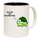 Go Away Im Introverting Funny - Funny Coffee Mug