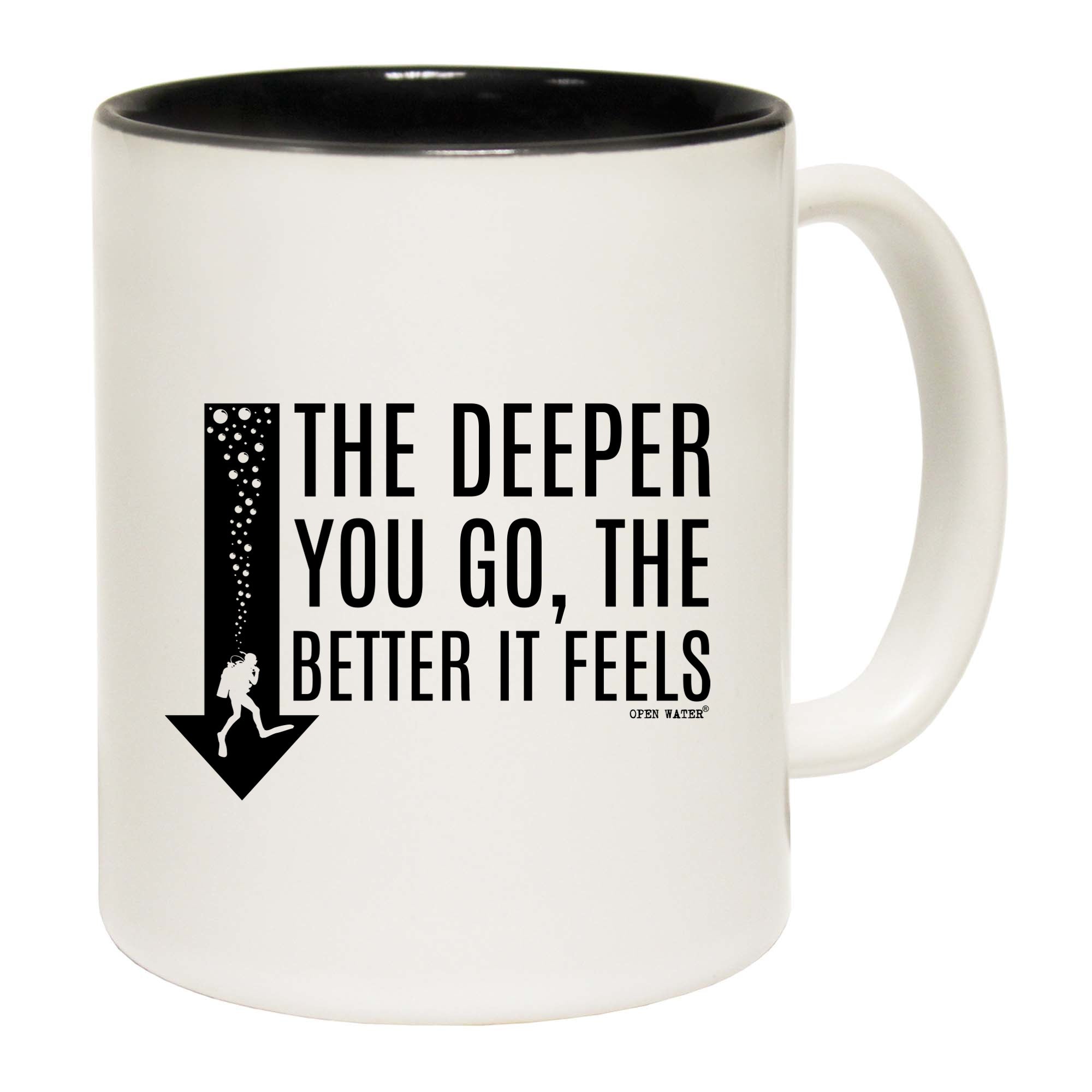 Ow The Deeper Better Feels - Funny Coffee Mug