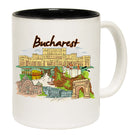 Bucharest Romania Country Flag Destination - Funny Coffee Mug